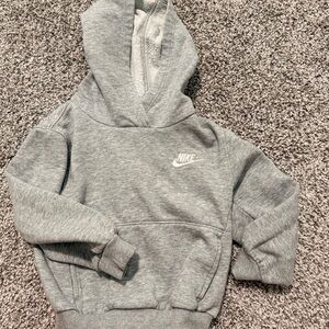 Nike Kids Heather Gray Hoodie